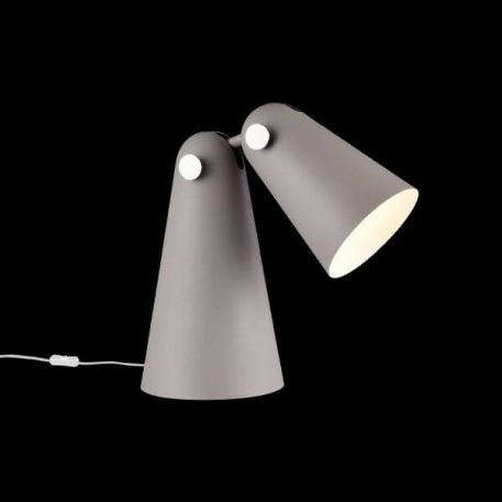 Novara Lampa stołowa – Biurkowe – kolor Szary