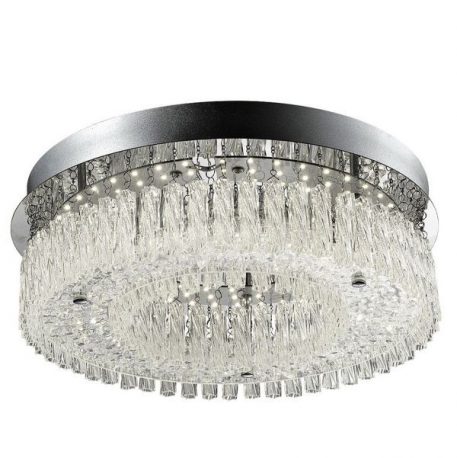 Opra  Lampa LED – kryształowe – kolor srebrny, transparentny