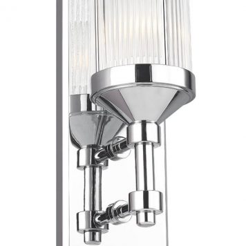 Paulson Lampa nowoczesna – szklane – kolor srebrny, transparentny