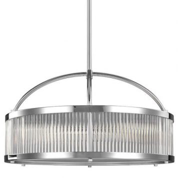 Paulson Lampa wisząca – Styl nowoczesny – kolor srebrny, transparentny