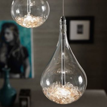 Perle Lampa wisząca – szklane – kolor transparentny