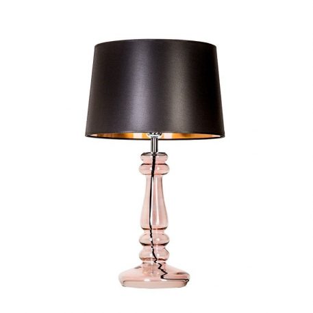 Petit Trianon Lampa modern classic – Styl glamour – kolor miedź, połysk, transparentny, Czarny