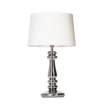 Petit Trianon Lampa modern classic – Styl modern classic – kolor biały, srebrny