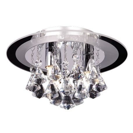 Renner Lampa sufitowa – Styl glamour – kolor srebrny