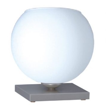Satin  Lampa nowoczesna – szklane – kolor biały, srebrny