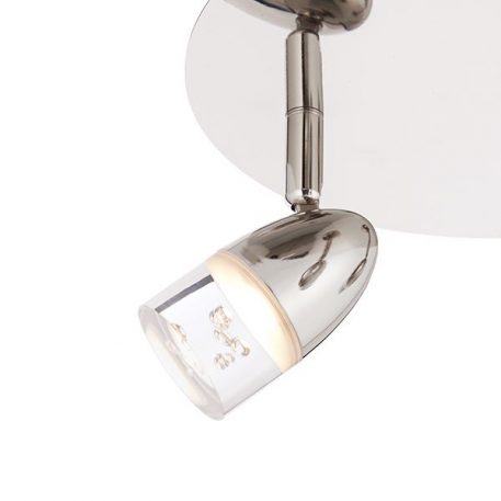 Saul Lampa sufitowa – Lampy i oświetlenie LED – kolor srebrny
