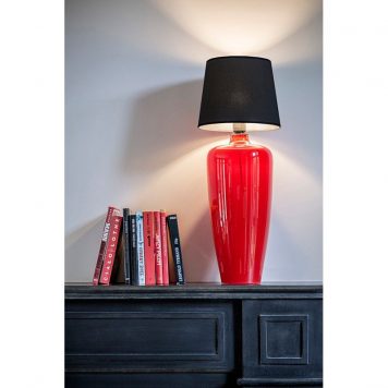 Sevilla  Lampa nowoczesna – Styl modern classic – kolor Czarny, Czerwony