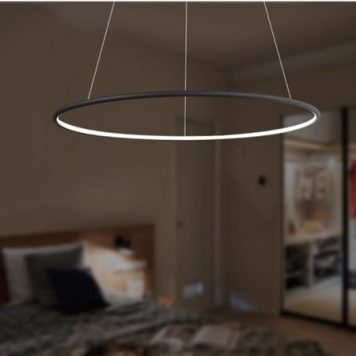 Shape  Lampa wisząca – Lampy i oświetlenie LED – kolor Czarny