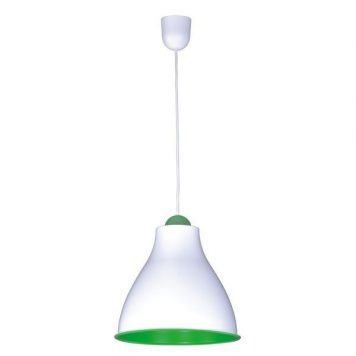 Tindori Lampa wisząca – Styl nowoczesny – kolor biały, Zielony