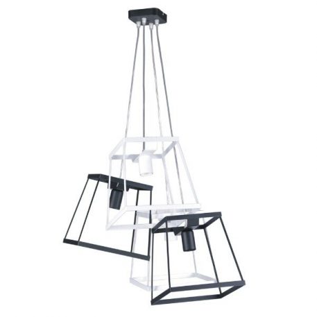 Tower  Lampa wisząca – Styl skandynawski – kolor biały, Czarny