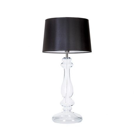 Versailles  Lampa modern classic – szklane – kolor transparentny, Czarny