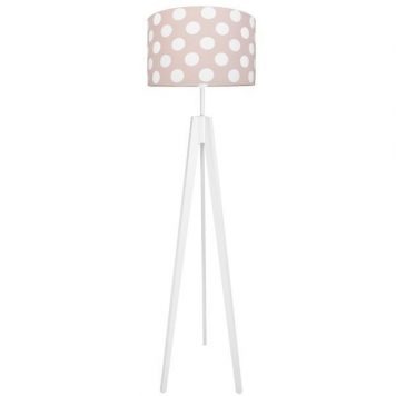 Young  Lampa podłogowa – Z abażurem – kolor biały, różowy