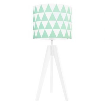 Young  Lampa skandynawska – trójnogi – kolor biały, Zielony