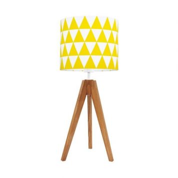 Young  Lampa skandynawska – Z abażurem – kolor brązowy, żółty